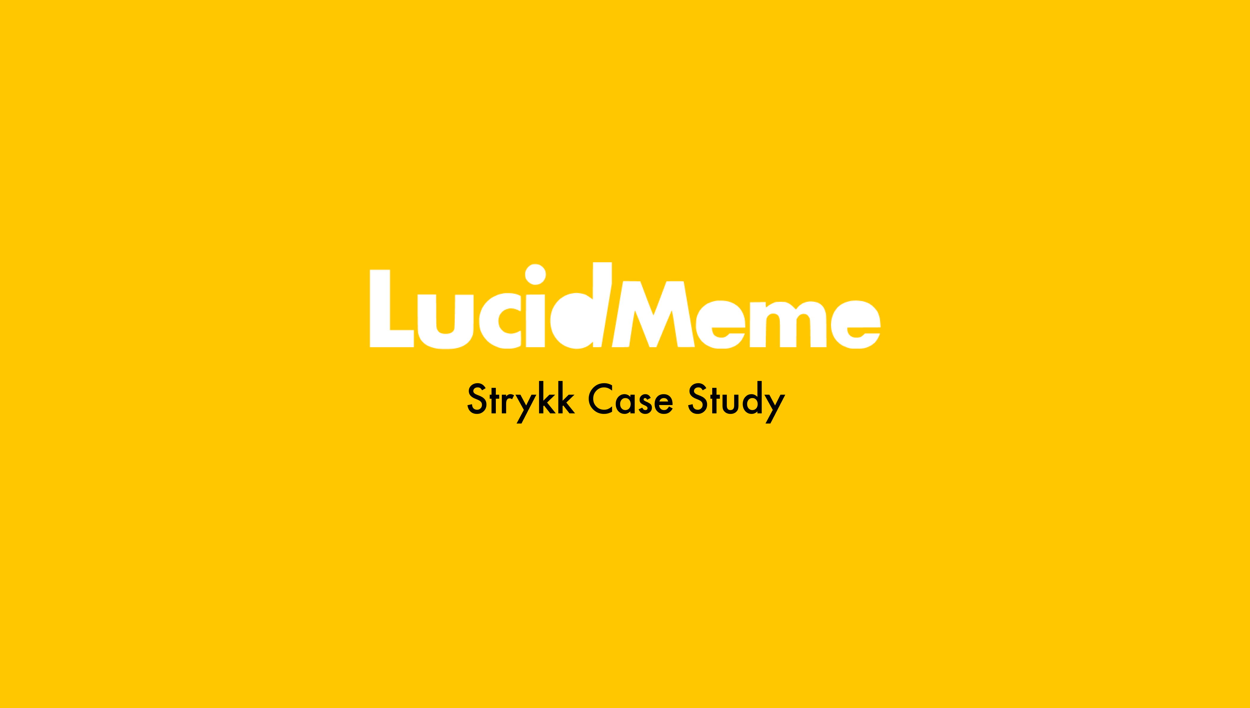 Strykk Case Study